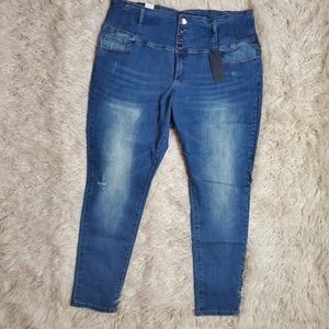 City Chic Harley Corset Skinny Jeans 22